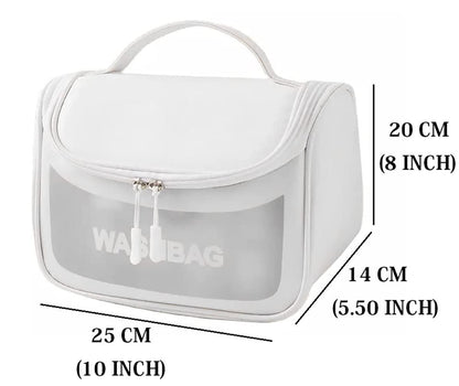 Portable PU Leather Cosmetic Bag